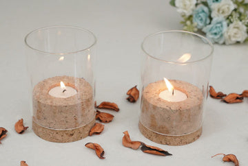 Cork Tea Light Holders
