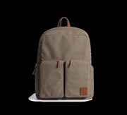 Khaki Beige Field Backpack