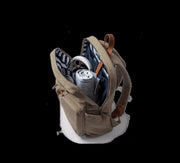 Khaki Beige Field Backpack