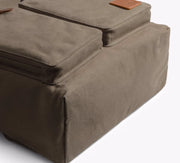 Khaki Beige Field Backpack