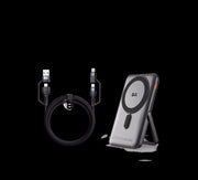Magnetic Wireless Battery Pack & 4-in-1 Universal Braided Charging Cable - Combo