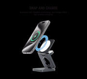 Max Foldaway 3-In-1 Magnetic MagSafe Wireless Charger