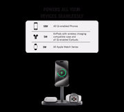 Max 3-In-1 Magnetic Wireless Charger 30W