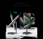Max 2-In-1 Magnetic Wireless Charger 18W
