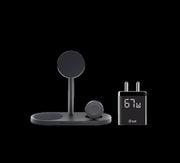 3-in-1 Wireless Charger & 3-port 67W GaN Charger - Combo