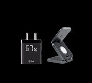 Foldaway 3-in-1 Wireless Charger & 3-port 67W GaN Charger - Combo
