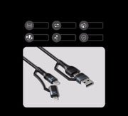 4-in-1 Universal Braided Charging Cable