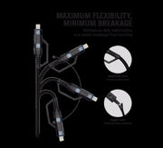 4-in-1 Universal Braided Charging Cable