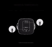 Twin Port 45W GaN & 4-in-1 Universal Braided Charging Cable Combo