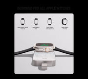 Silo Apple Watch Battery Pack & Row Watchband Folio - Combo