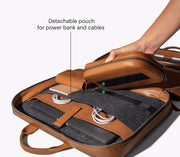 Walnut Brown Urban Classic Briefcase Bag