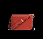 Terracotta Red - Sol Box Shoulder Bag