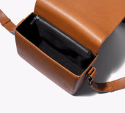 Tan - Sol Box Shoulder Bag