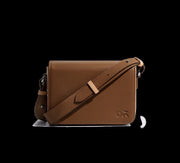 Walnut Brown - Sol Box Shoulder Bag
