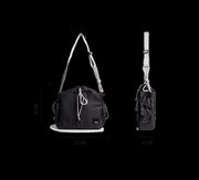 Carbon Black Pass Satchel Bag