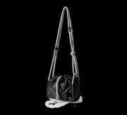 Carbon Black Court Crossbody Bag