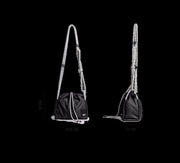 Carbon Black Court Crossbody Bag