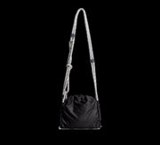 Carbon Black Court Crossbody Bag