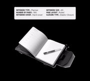Ink Black Array Organiser with Planner