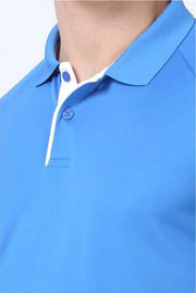 Van Heusen Dryfit T-shirt Aqua Blue