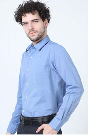 Peter England Work wear Formal Shirt Blue