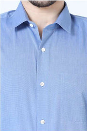 Peter England Work wear Formal Shirt Blue