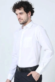 Peter England Work wear Formal Shirt White