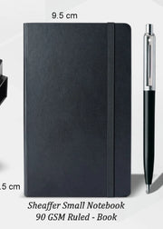 Sheaffer® Giftset Sentinel Black 321 Ballpoint Pen Black with Chrome Small Notebook