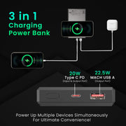 Luxcell Mag Click 10K 15 W MagSafe Wireless Power Bank