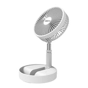 Air Storm Rechargeable Telescopic Table Fan with A 5400mah Power Bank