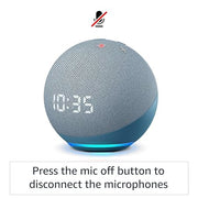 Amazon Echo Dot 4th Gen with clock