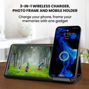 Freedom 5 2 in Wireless charger and a Photo Frame 15W Wireless Charging