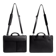 Black-Blue Urban Tech Brief Bag - Large