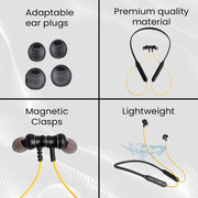 Black & Yellow EnSport Bluetooth Neckband EVM-NB-027.1