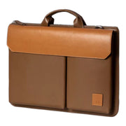 Black-Blue Urban Tech Brief Bag - Large