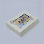 Bubbles Silver Box on Wood.1