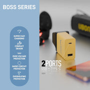 UBON CH-945 Boss Series Dual Port Fast Wall Charger