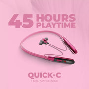 Ubon Rainbow Series Pink CL-50 Wireless Neckband