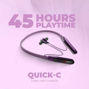 Ubon Rainbow Series Purple CL-50 Wireless Neckband
