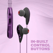 Ubon Rainbow Series Purple CL-50 Wireless Neckband