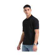 Caslay Organic Polo T-shirt Black