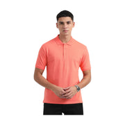 Caslay Organic Cotton Polo T-shirt Coral