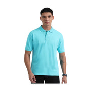 Caslay Organic Cotton Polo T-shirt Curacao Blue