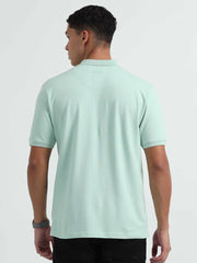 Caslay Organic Cotton Polo T-shirt Jade Green.2