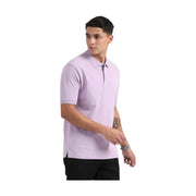 Caslay Organic Cotton Polo T-shirt Lavender