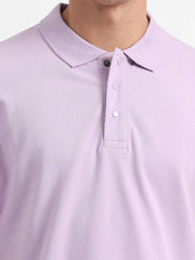 Caslay Organic Cotton Polo T-shirt Lavender.3