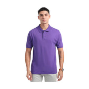 Caslay Organic Cotton Polo T-shirt Prism Violet