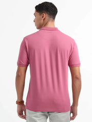 Caslay Organic Cotton Polo T-shirt Red Violet.2