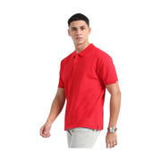 Caslay Organic Cotton Polo T-shirt Red