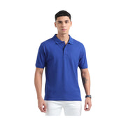 Caslay Organic Cotton Polo T-shirt Royal Blue